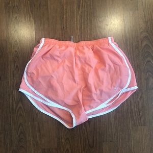Light coral Nike tempo shorts